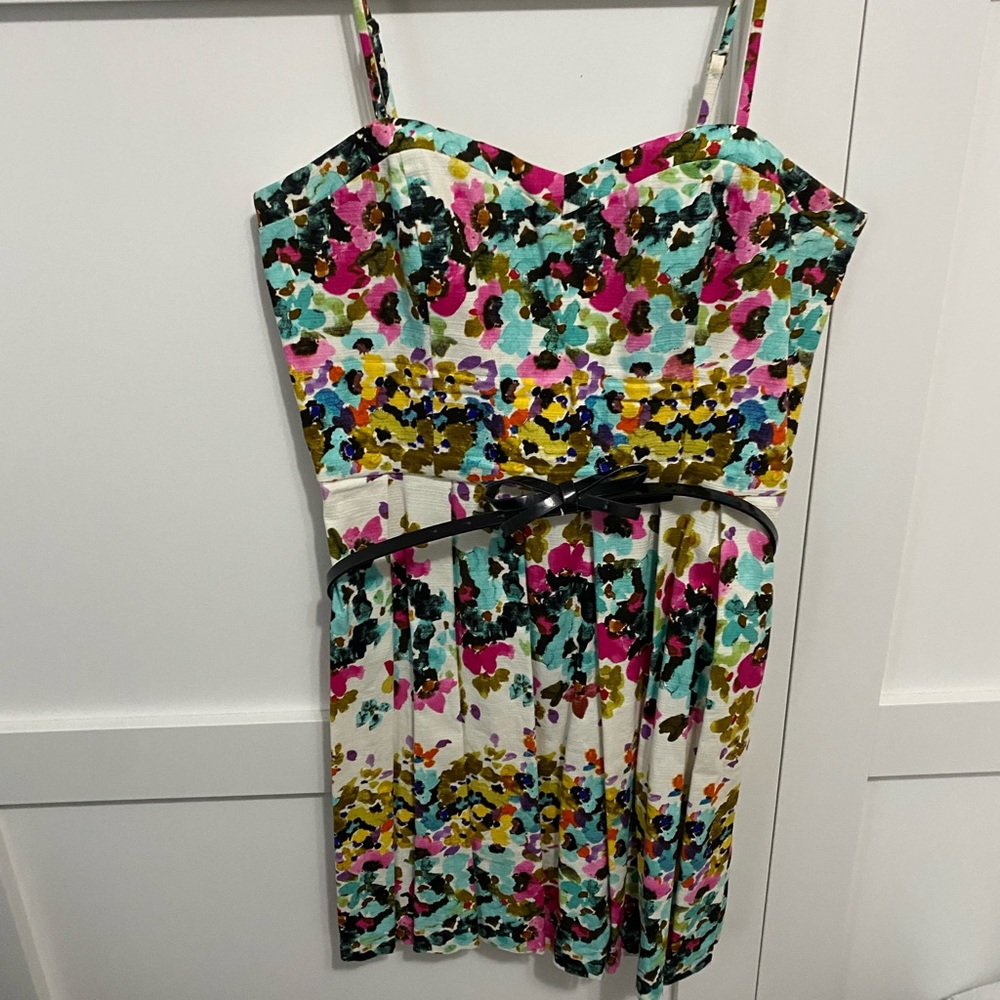 Guess couture floral dress. Size 10